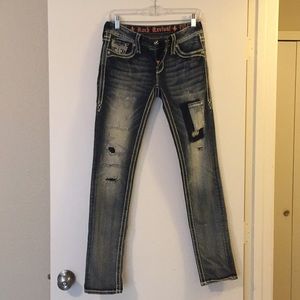 Rock revival “trixie” skinny stretch jeans 26